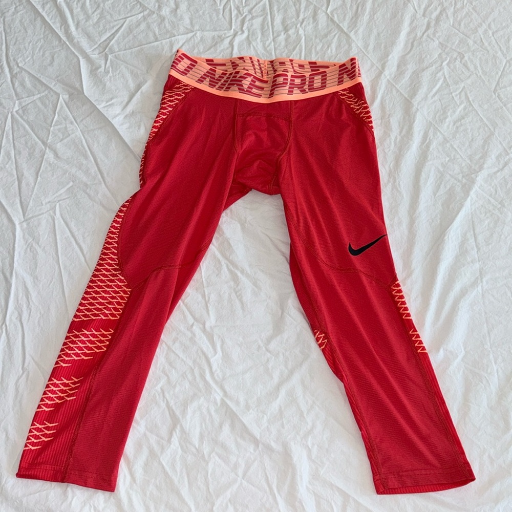 Nike Pro Combat leggings 3/4 length men’s medium